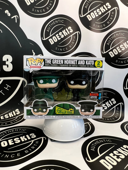 Funko POP! The Green Hornet and Kato 2 Pack 2019 Fall Convention  Limited Edition sticker