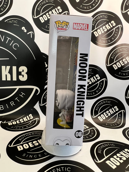 Funko Pop! Moon Knight #08 Comic Book Cover.