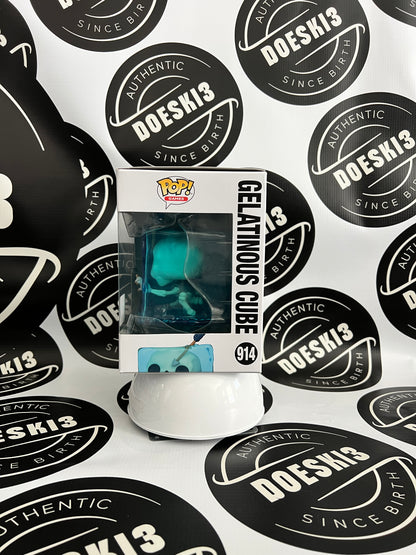 Funko Pop! Dungeons & Dragons Gelatinous Cube (Blue) #914 WonderCon 2023 shared sticker.