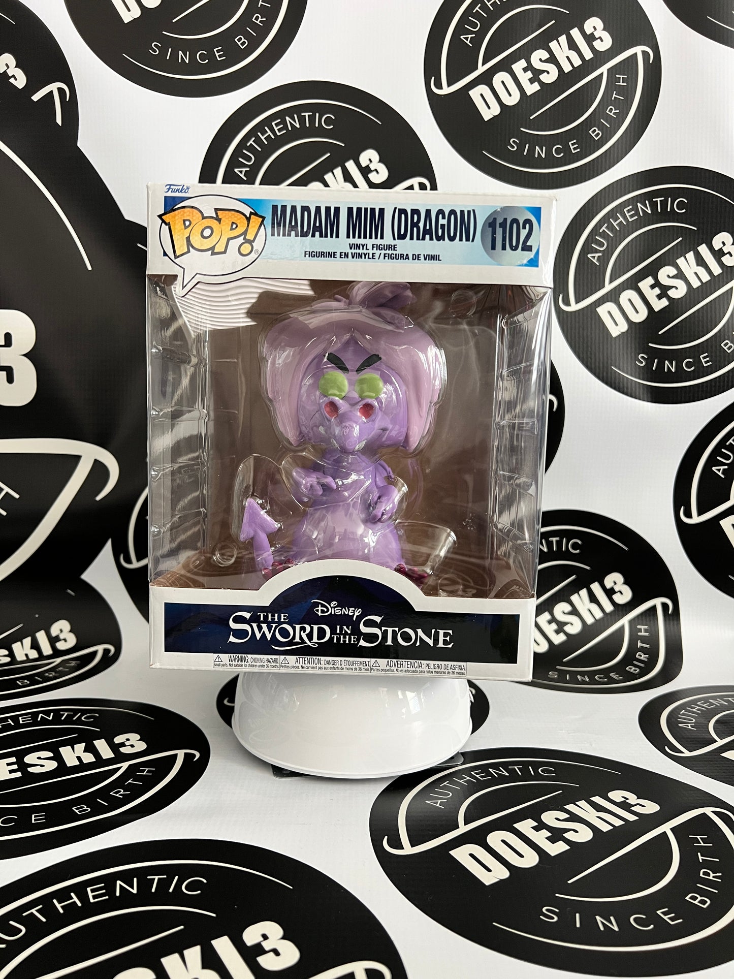 Funko Pop!  6” Madam Mim (Dragon) #1102 Disney - The Sword in the Stone