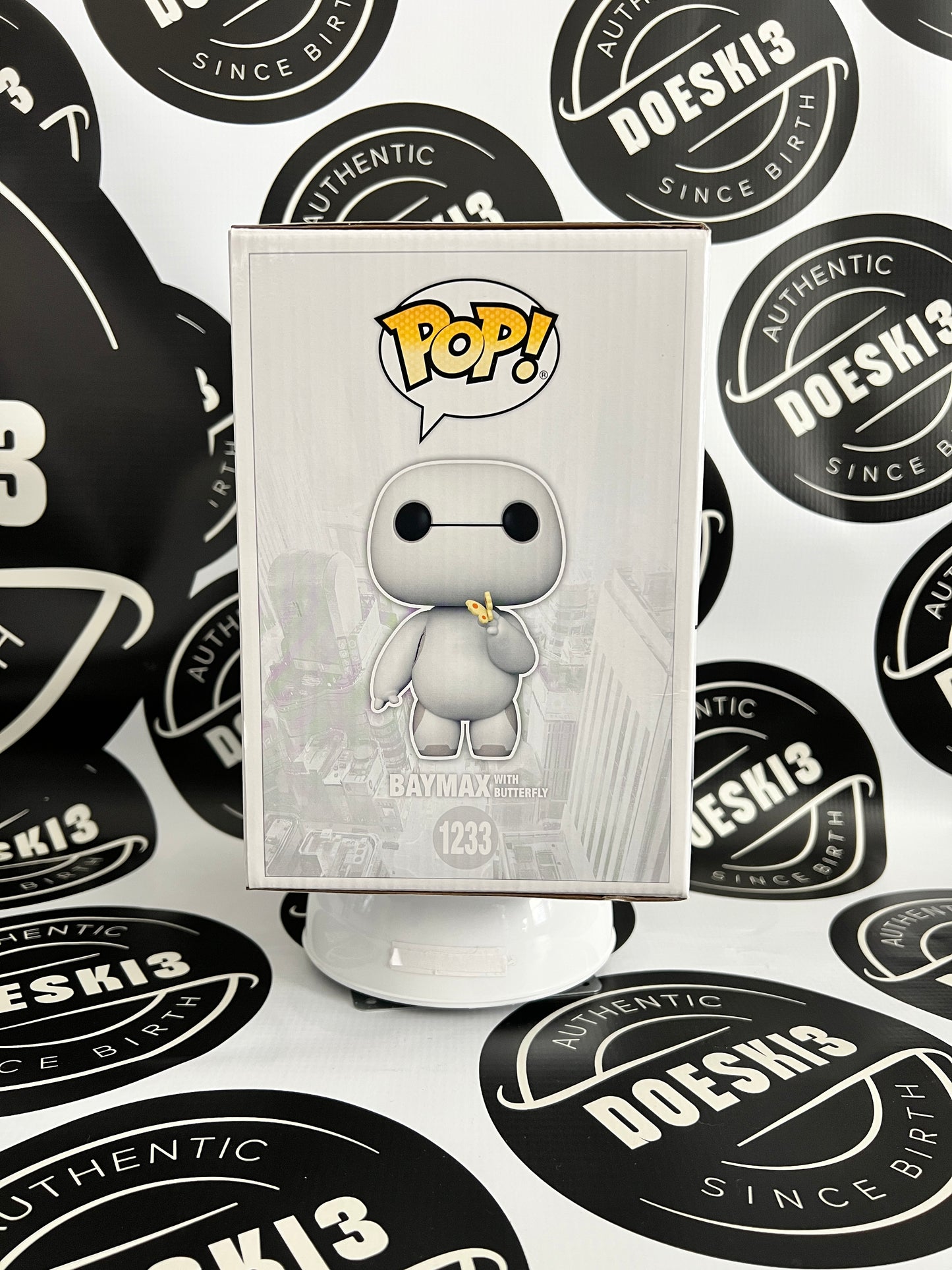 Funko Pop! 6” Big Hero 6 Baymax with Butterfly #1233 Funko Exclusive