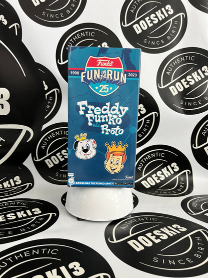 Funko Wacky Wobbler! Freddy Funko with Proto 2023 Fun on the Run