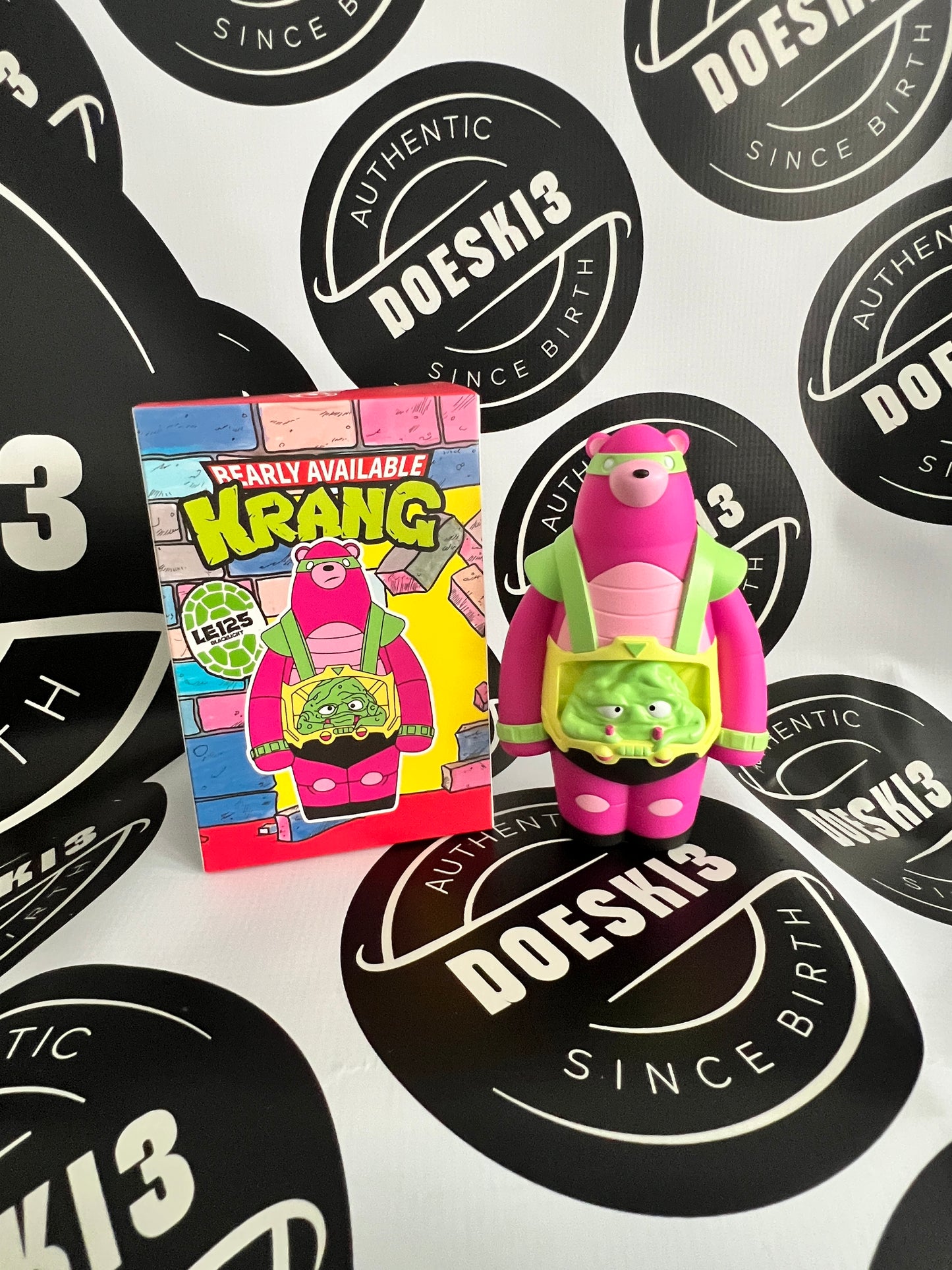 2024 NYCC Plastic Empire Exclusive Bearly Available Krang LE 125