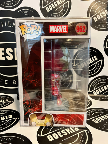 Funko Pop! Marvel  Iron Man Mark 43 #962 (10in Jumbo) (Glows in the dark GameStop Exclusive) W/Protector