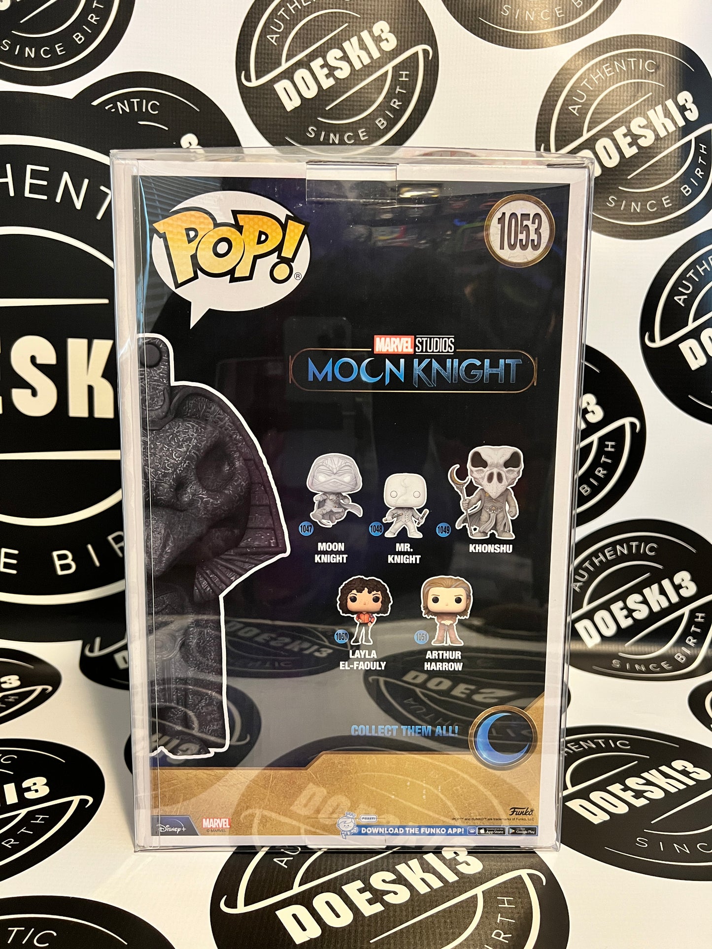 Funko Pop! Moon Knight Temple of Khonshu Statue #1053 Jumbo 10in Target Exclusive. W/Protector