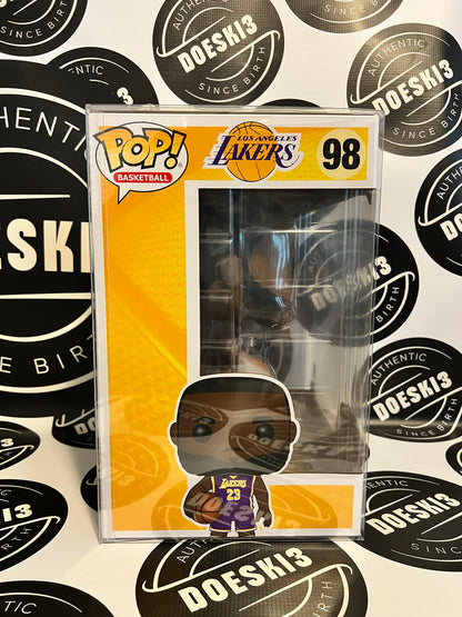 Funko Pop! LeBron James #98 (Purple Jersey) 10 inch NBA Los Angeles Lakers W/Protector