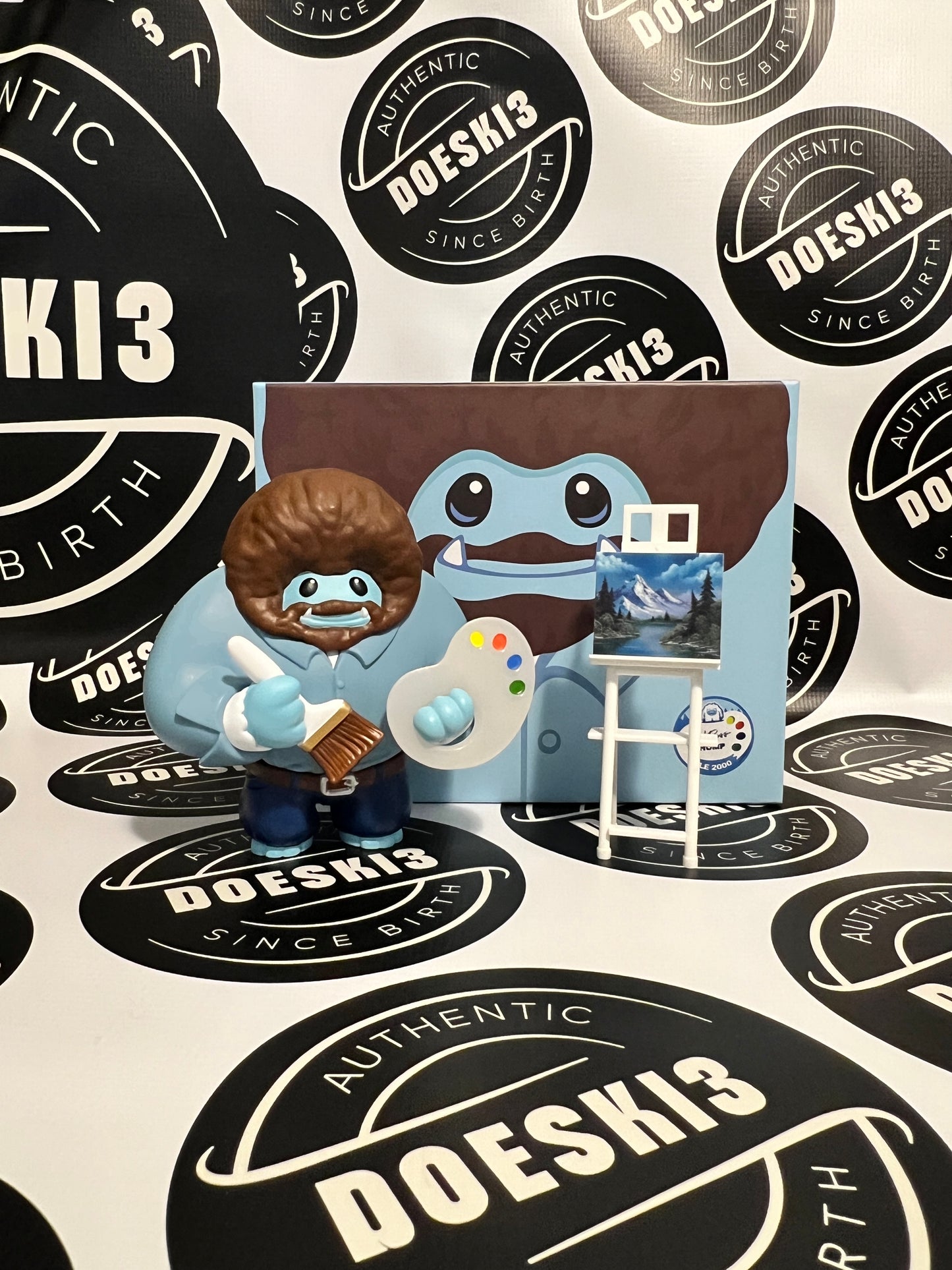 Abominable Toys Chomp Bob Ross Limited Edition